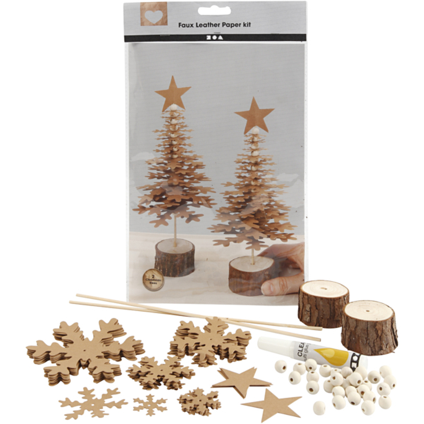 Materialset Weihnachten, Dicke 0,55 mm, Natur, 1 Set