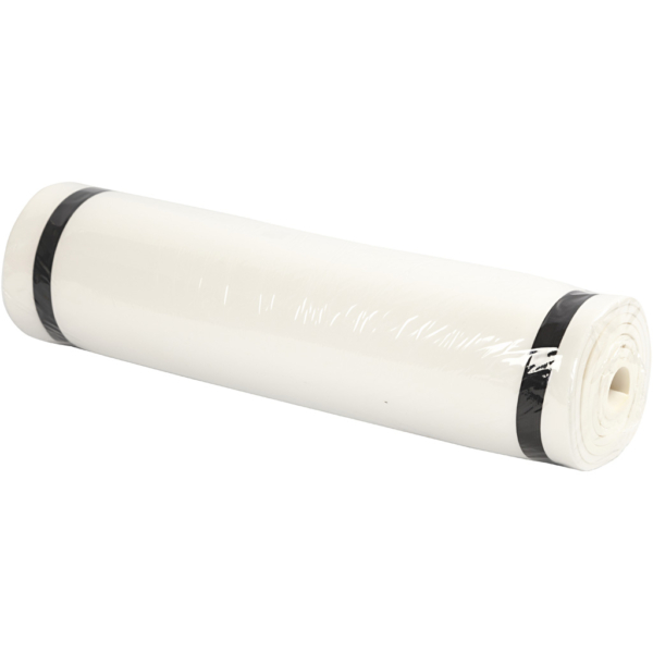 Mattenrolle, L 180 cm, B 50 cm, Dicke 6 mm, Weiß, 1 Stk – Bild 3