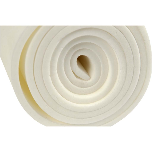 Mattenrolle, L 180 cm, B 50 cm, Dicke 6 mm, Weiß, 1 Stk – Bild 6