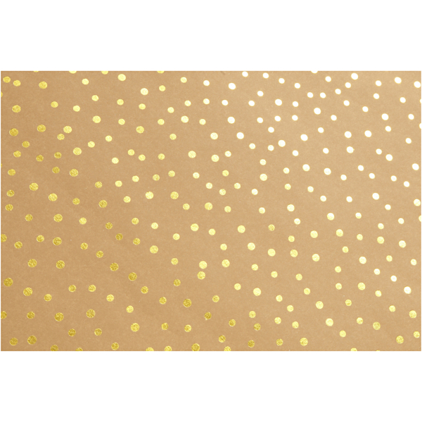 Kunstlederpapier, B 50 cm, Einfarbig,Foliedetails, 350 g, Hellbraun, Gold, 1 m/ 1 Rolle – Bild 5