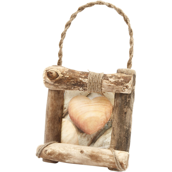 Holzstücke - Sortiment, L 6-14 cm, Dicke 15 mm, 610 g/ 1 Pck – Bild 4