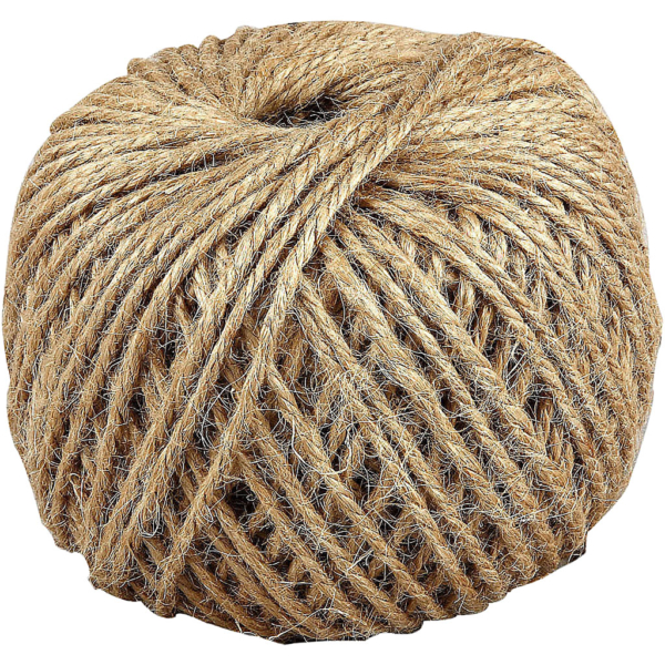 Jutekordel, Dicke 3 mm, 100 m/ 1 Rolle