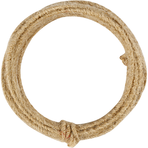 Jute-Draht, Dicke 2-4 mm, Natur, 3 m/ 1 Pck