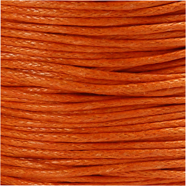 Baumwollband, Dicke 1 mm, Orange, 40 m/ 1 Rolle – Bild 2