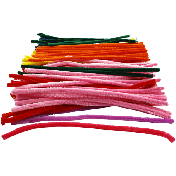 Pfeifenreiniger, L 30 cm, Dicke 9 mm, Sortierte Farben, 200 sort./ 1 Pck – Bild 2