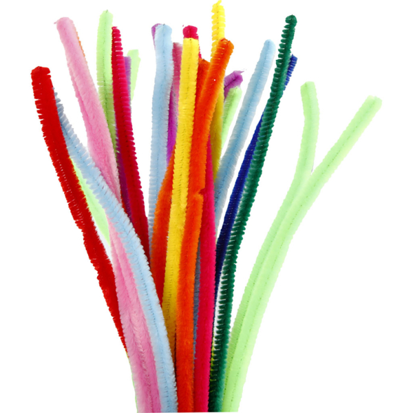 Pfeifenreiniger, L 30 cm, Dicke 9 mm, Sortierte Farben, 200 sort./ 1 Pck – Bild 5