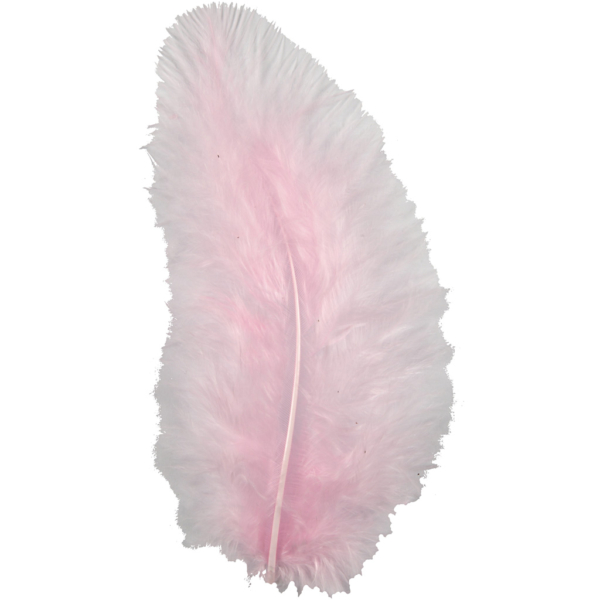 Daunen, Größe 5-12 cm, Rosa, 15 Stk/ 1 Pck – Bild 4