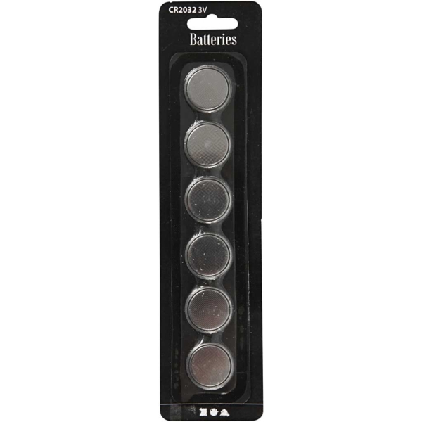 Batterien, D 20 mm, 6 Stk/ 1 Pck – Bild 2