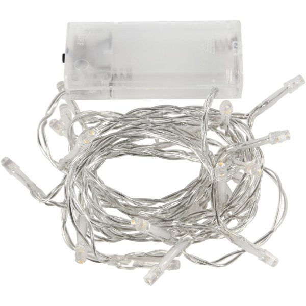 LED-Lichterkette, L 3,15 m, Transparent, 1 Stk