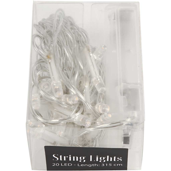 LED-Lichterkette, L 3,15 m, Transparent, 1 Stk – Bild 5