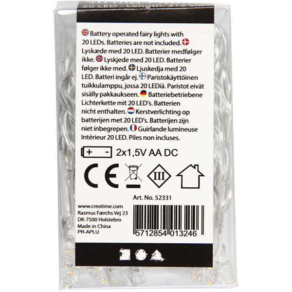 LED-Lichterkette, L 3,15 m, Transparent, 1 Stk – Bild 6