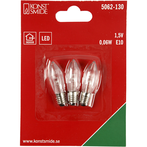 LED-Lämpchen, H 45 mm, D 15 mm, 3 Stk/ 1 Pck – Bild 2