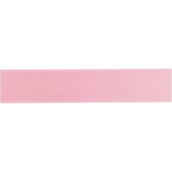 Satinband, B 20 mm, Rosa, 6 m/ 1 Rolle – Bild 3