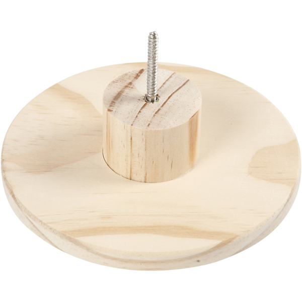 Garderobe, Runde Platte, T 4,5 cm, D 15 cm, 1 Stk – Bild 2