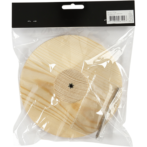 Garderobe, Runde Platte, T 4,5 cm, D 15 cm, 1 Stk – Bild 4