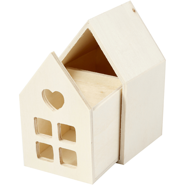 Schubladenhaus, H 10,8 cm, T 6,8 cm, 1 Stk – Bild 2