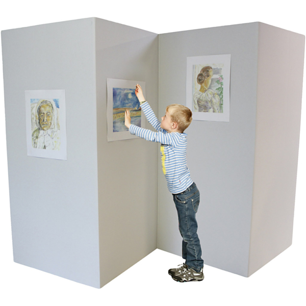 Präsentationswände, H 190 cm, B 4x90 cm, Dicke 4 mm, 3 Stk/ 1 Pck – Bild 2
