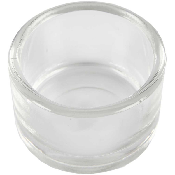 Teelichtglas, H 3,5 cm, D 5 cm, 8 Stk/ 1 Box – Bild 2