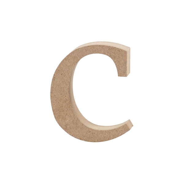 Buchstabe, c, H 8,4 cm, Dicke 2 cm, 1 Stk – Bild 2