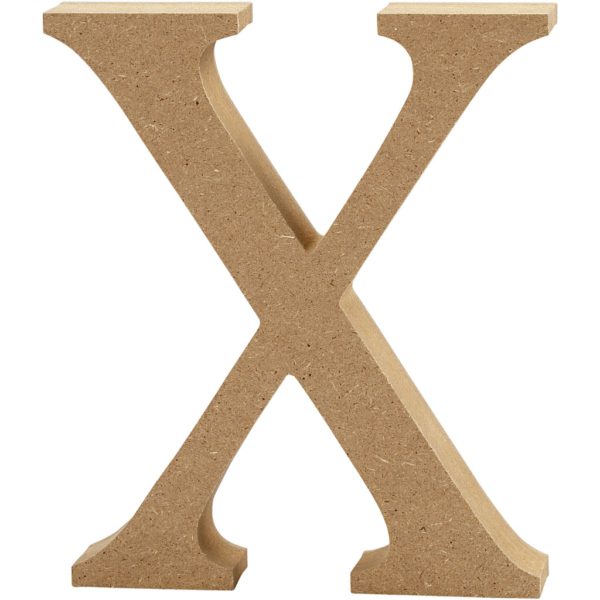 Buchstabe, X, H 13 cm, Dicke 2 cm, 1 Stk