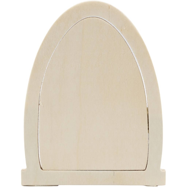 Tür mit Scharnieren, H 13 cm, B 10 cm, 1 Stk – Bild 4