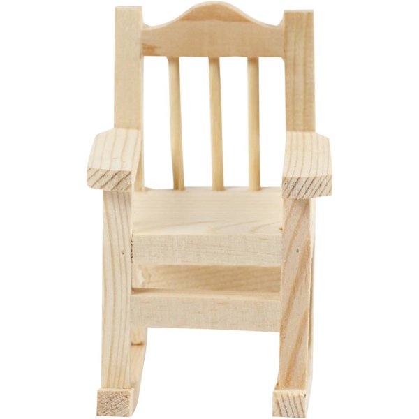 Schaukelstuhl, H 8,8 cm, T 6,7 cm, B 5,5 cm, 1 Stk – Bild 2