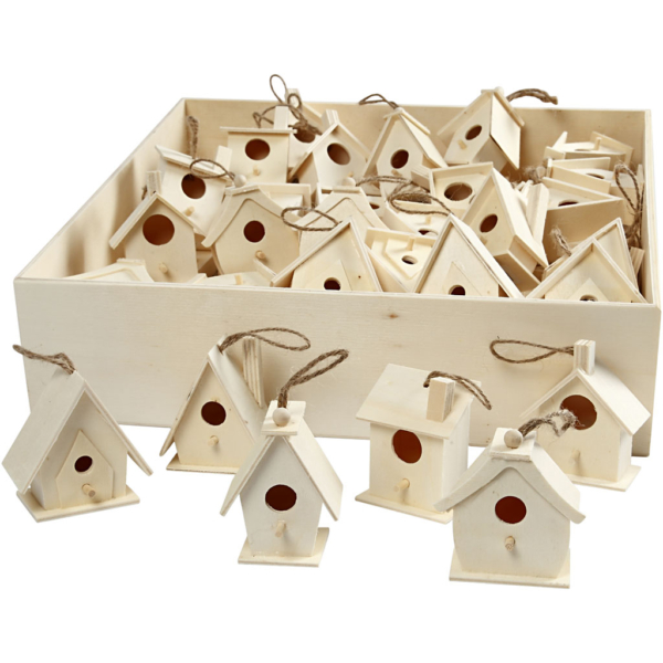 Vogelhaus, H 7 cm, 6x10 Stk/ 1 Pck – Bild 3