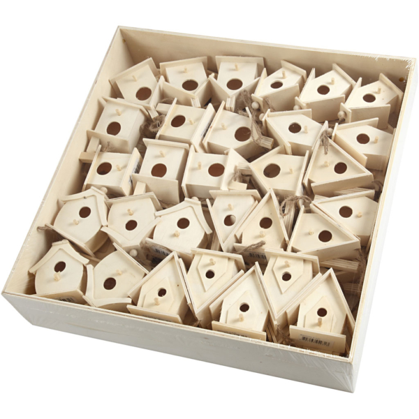 Vogelhaus, H 7 cm, 6x10 Stk/ 1 Pck – Bild 5