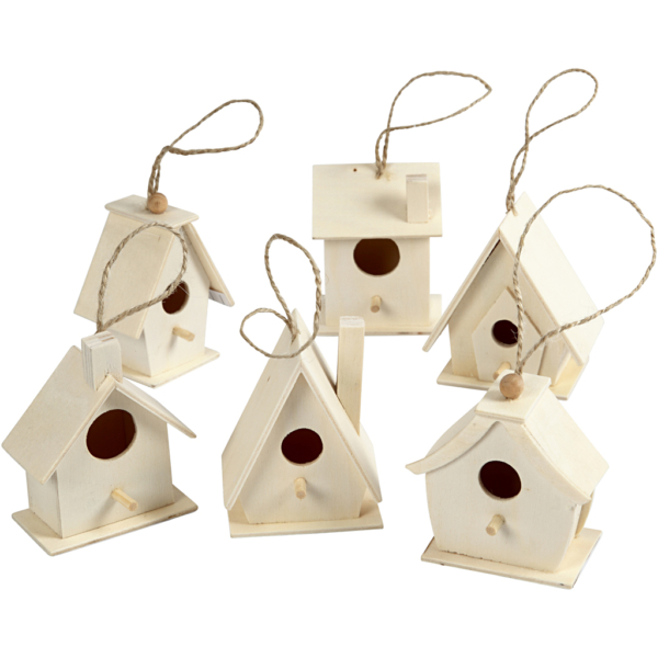 Vogelhaus, H 7 cm, 6x10 Stk/ 1 Pck – Bild 6