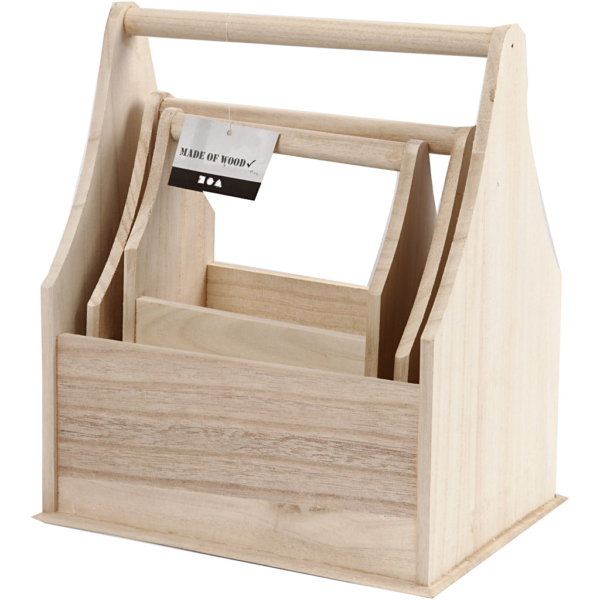 Flaschenträger, Größe 24x17,5x28 cm, 3 Stk/ 1 Set – Bild 4