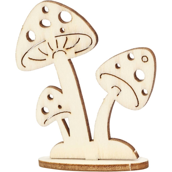Zusammensteckbare Holzfiguren, L 15,5 cm, B 17 cm, 1 Pck – Bild 4