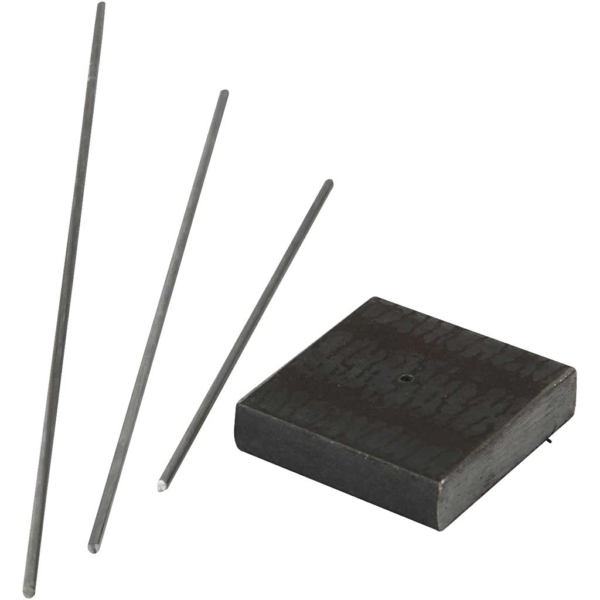 Standfuß, Größe 4x4x1 cm, Lochgröße 2 mm, 1 Stk – Bild 2