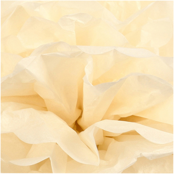 Seidenpapier-Pompons, D 20+24+30 cm, 16 g, Naturweiß, 3 Stk/ 1 Pck – Bild 4