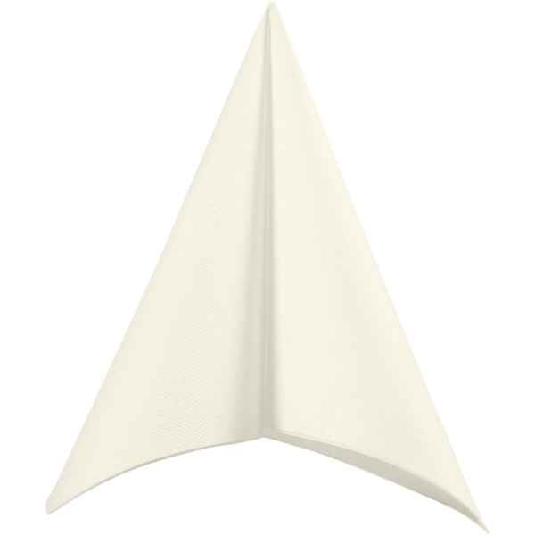 Servietten, Größe 40x40 cm, 60 g, Naturweiß, 20 Stk/ 1 Pck – Bild 2