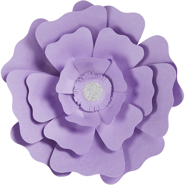 Papierblumen, D 15+25 cm, 230 g, Flieder, 2 Stk/ 1 Pck – Bild 6