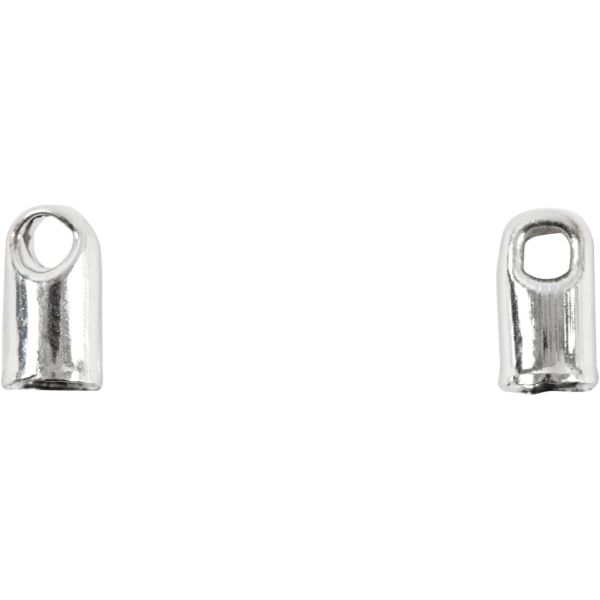 Endkappe, D 3,2 mm, Versilbert, 10 Stk/ 1 Pck