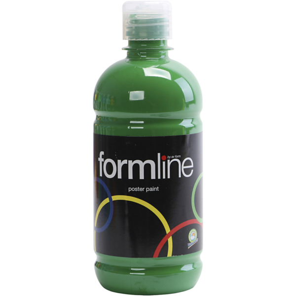 Abdeckfarbe, Matt, Dunkelgrün, 500 ml/ 1 Fl.