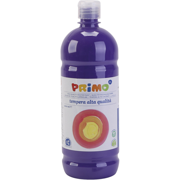 PRIMO Schulfarbe, Matt, Violett, 1000 ml/ 1 Fl.