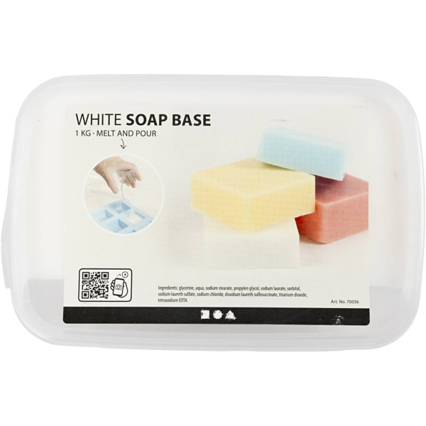 Seifenbasis, Weiß, 1 kg/ 1 Pck – Bild 2