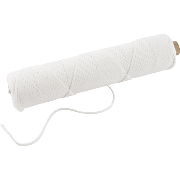 Kerzendocht für reines Paraffin, Nr. SU, Größe 3x12 , 50 m/ 1 Rolle, 100 g