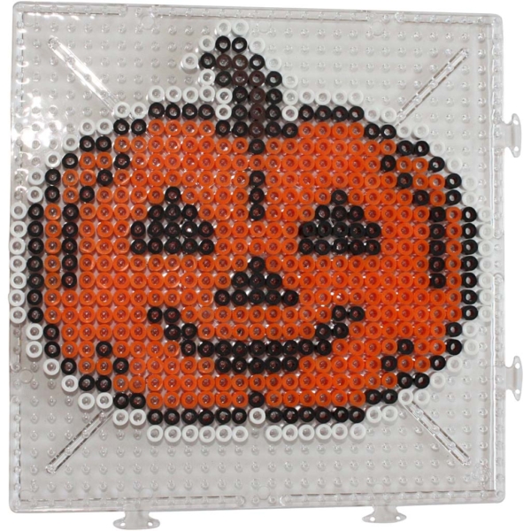 Steckplatte, Großes Quadrat, Größe 15x15 cm, Transparent, 2 Stk/ 1 Pck – Bild 5