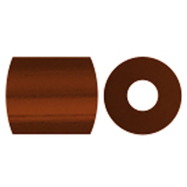 Fotoperlen, Größe 5x5 mm, Lochgröße 2,5 mm, medium, Schokolade (27), 6000 Stk/ 1 Pck – Bild 4