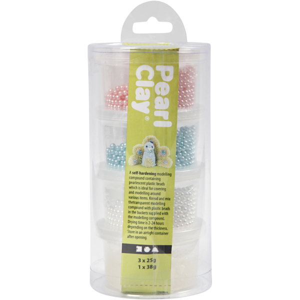 Pearl Clay® , 1 Set, 3x25+38 g – Bild 3
