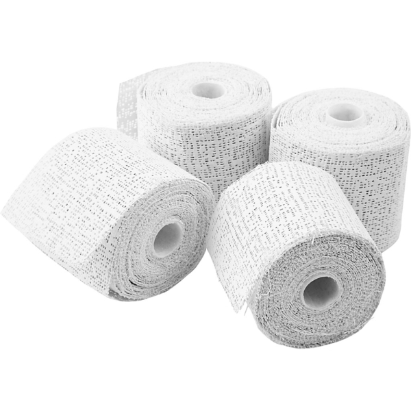 Gipsbinden, L 2,7 m, B 5 cm, 4 Rolle/ 1 Pck