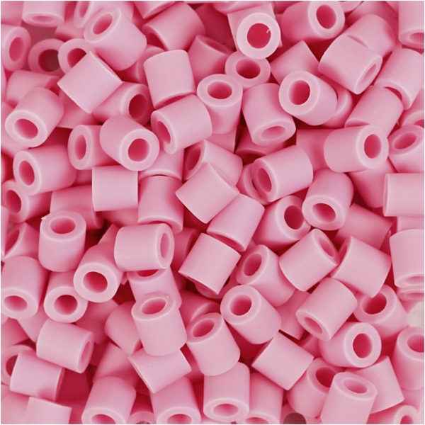 NABBI BioBeads, Größe 5x5 mm, Lochgröße 2.5 mm, medium, Rosa, 1000 Stk/ 1 Pck – Bild 3