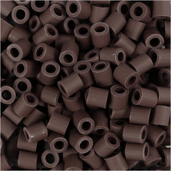 NABBI BioBeads, Größe 5x5 mm, Lochgröße 2.5 mm, medium, Braun, 1000 Stk/ 1 Pck – Bild 3