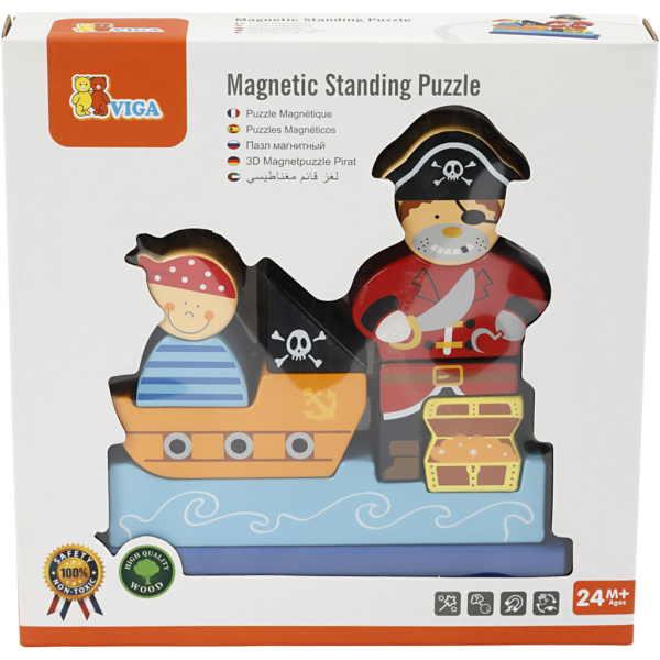 VIGA Magnetisches 3D-Puzzle, 1 Set – Bild 3
