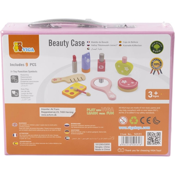 VIGA Beauty Set aus Holz, 10 Teile/ 1 Set – Bild 4