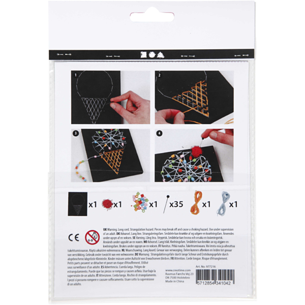 Mini Kreativ Set, Eishörnchen, 1 Pck – Bild 3
