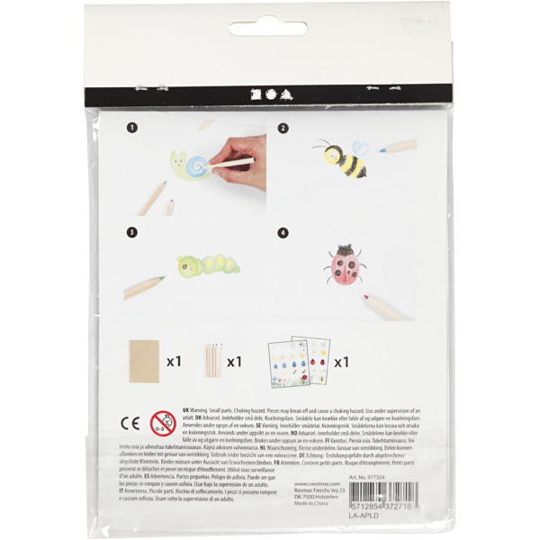 Mini Kreativ Set, Insekten, 1 Pck – Bild 6